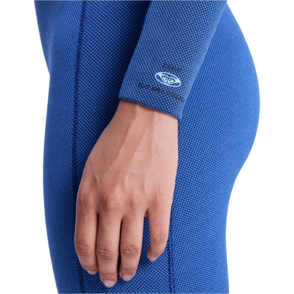 2026 Roxy Femmes Elite Xtra Stretch 3/2mm Chest Zip Combinaison N&eacute;opr&egrave;ne 26BW213503 - Blue Fog